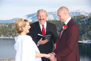 A couple of people that are holding hands